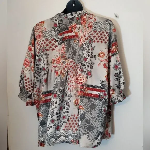 Denim 24/7 silky button down blouse - Picture 6 of 6